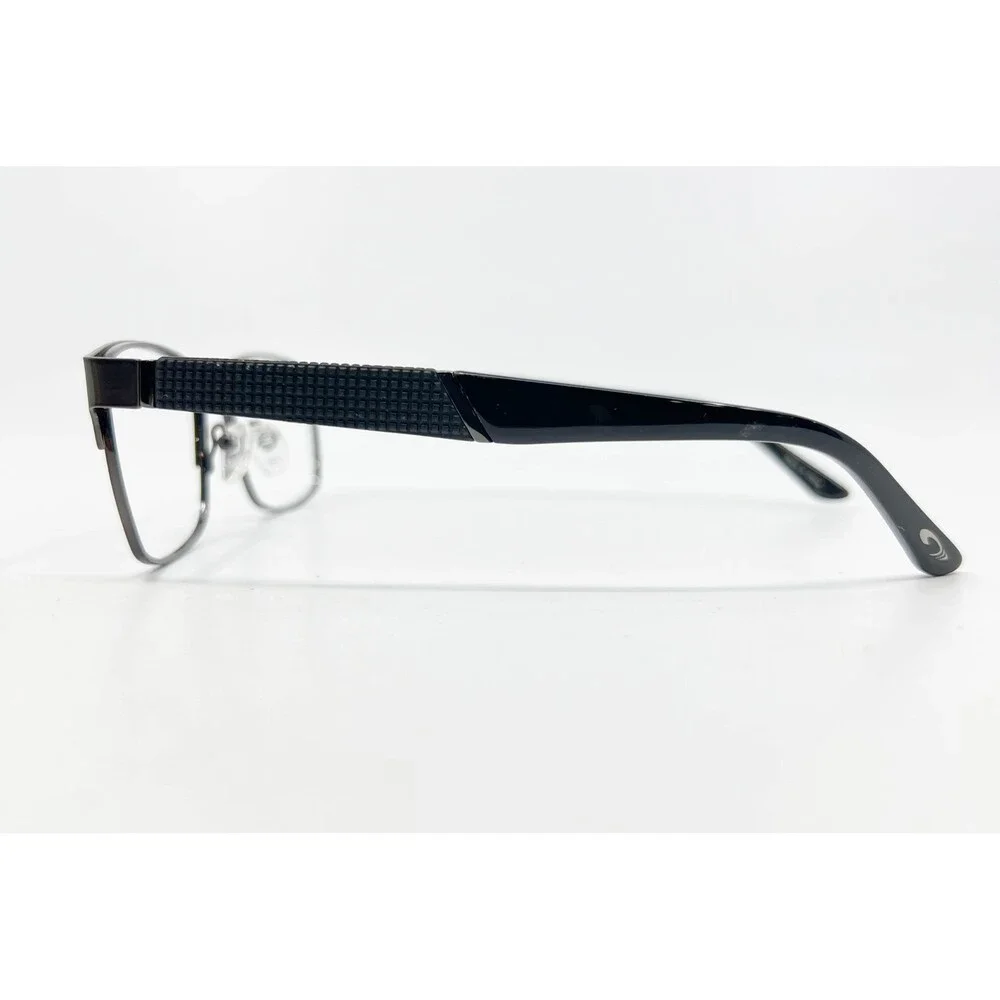 Respect Eyeglasses Gunmetal Black Rectangular Frames 54-18-143 66619797 54mm